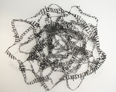 Corinna Krebber, "o.T. - an Cage"