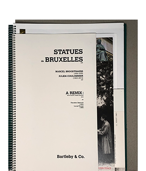 Baensch, Thorsten; Statutes de Bruxelles - A REMIX (2015)